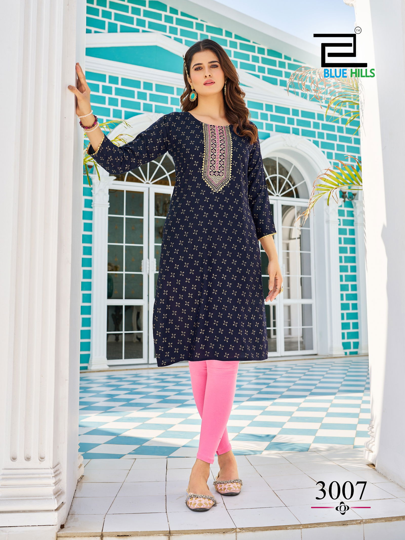 City Light Vol 3 By Blue Hills Rayon Foil Printed Plus Size Kurti Wholesale Price In Surat
